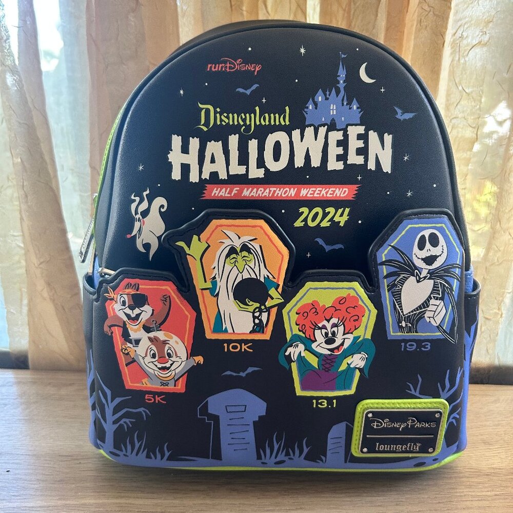 runDisney's 2024 Hallowee Half Marathon LoungeFly Backpack